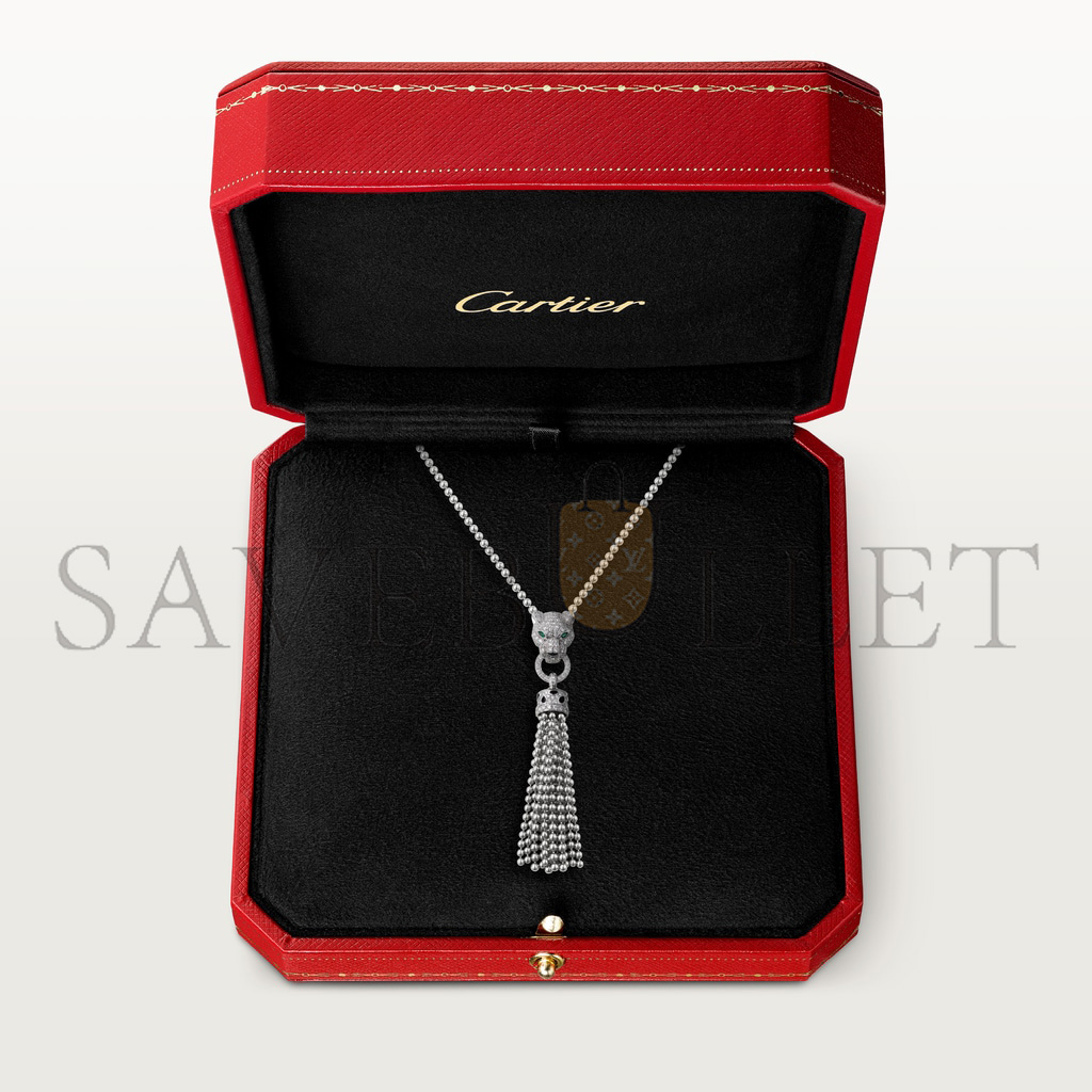 CARTIER PANTHÈRE WHITE GOLD DE CARTIER NECKLACE N7424122